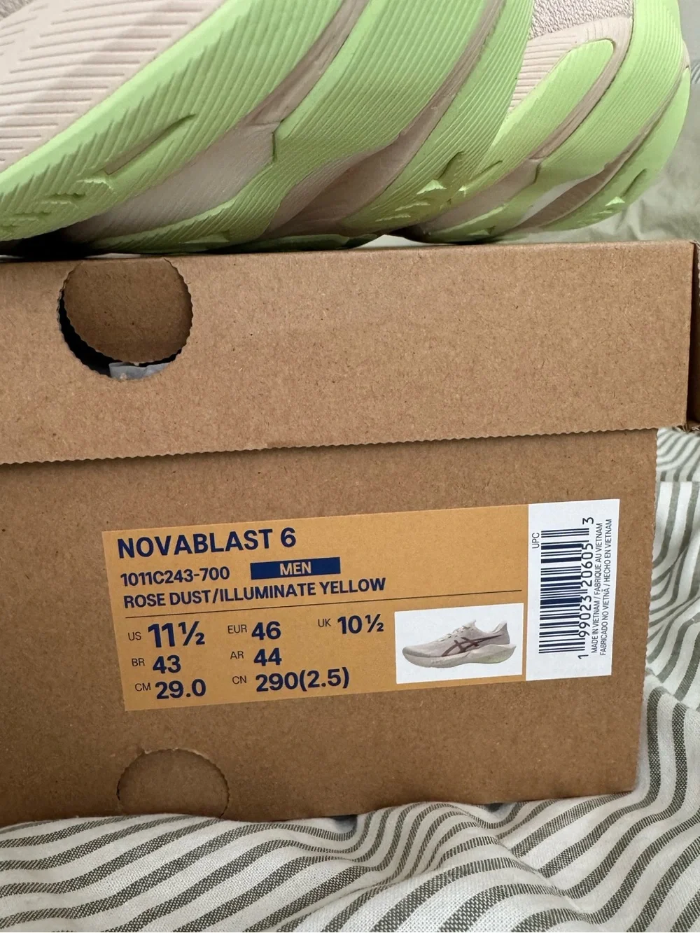 Men's ASICS Novablast 6